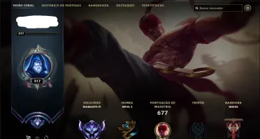 Conta lol 400+ skins
