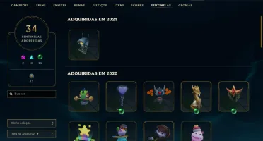 Conta lol 400+ skins