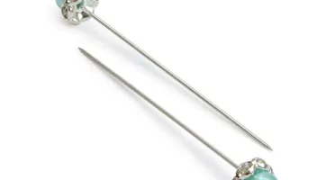 Alfinete Pérola com Base Strass - Caixa com 36 Unidades