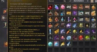 Conta Black Desert SA com bussola