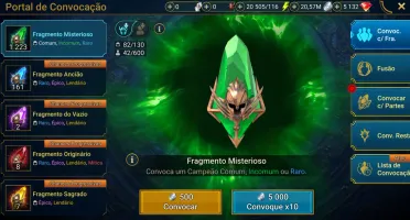 Raid Shadow Legends - 5100 Diamantes - (14 Lendários)