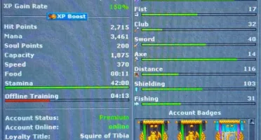 GENTEBRA - PALADIN LV 261 SKILL DISTANCE 116 SHIELDING 103