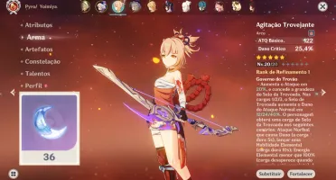 Genshin Impact AR27 Yoimiya+Bis + QiQi 36 Resina