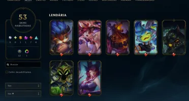 Conta LoL Full Acesso - 112 Champs e 53 Skins - Kayle Juíza