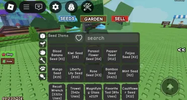 Conta Upada No Grow A Garden Com Bone Blossom E Outros