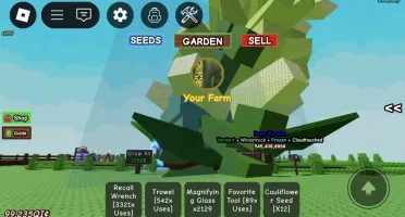 Conta Upada No Grow A Garden Com Bone Blossom E Outros
