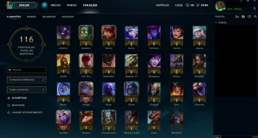 Conta unco dono: OURO 2 (II) season 2017 - nunca teve BAN