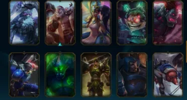 Conta ouro 3 , Todos os champs e 44500 rp de skins
