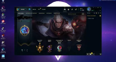 conta ouro 4 champs skins na descriçao!