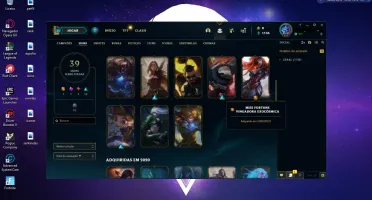conta ouro 4 champs skins na descriçao!