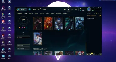 conta ouro 4 champs skins na descriçao!