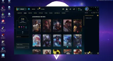 conta ouro 4 champs skins na descriçao!