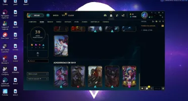 conta ouro 4 champs skins na descriçao!
