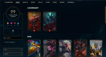 Unranked com Rammus Rei e Kayle Juiza + Icones Raros