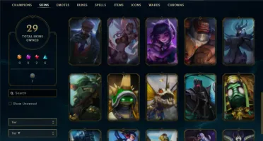 Unranked com Rammus Rei e Kayle Juiza + Icones Raros