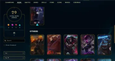 Unranked com Rammus Rei e Kayle Juiza + Icones Raros