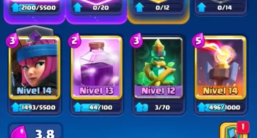Conta clash Royale, nível 14 com 9 anos de jogo