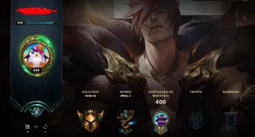 CONTA LOL - 98 CAMPEOES - 62 SKINS - GOLD 4