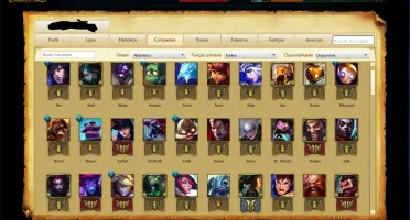 conta league of legends