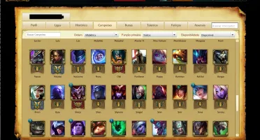 conta league of legends