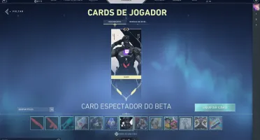 CONTA BETA VALORANT PLATINA I + SKINS + PASSE