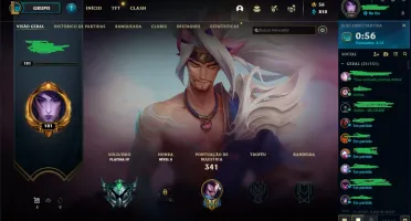 Conta Lol Platina Varias skins MMR Bom, todas inf da conta