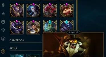 Prata 2 c/ Udyr Guardião, Lucian Velho Oeste + 13 Skins