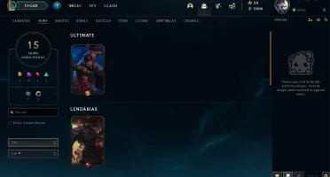 Prata 2 c/ Udyr Guardião, Lucian Velho Oeste + 13 Skins