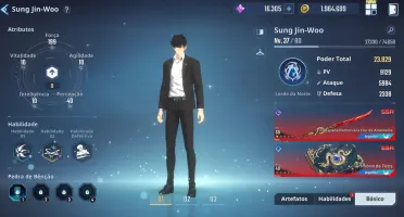 Conta Solo Leveling Arise LV 37 com Alice + 16k Núcleos