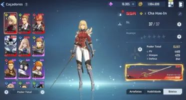 Conta Solo Leveling Arise LV 37 com Alice + 16k Núcleos