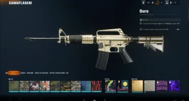 Conta Warzone Bo6 Com Nuke Multiplayer E Skin Do Ouro Xm4
