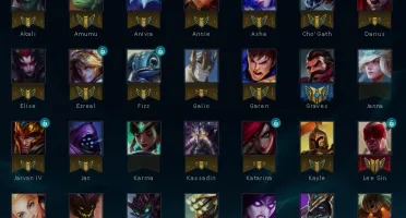 CONTA COM 48 CHAMPS E 10 SKINS