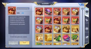 SAINT SEIYA AWAKENING - COM 1300 GEMAS AVANÇADAS E LIVROS