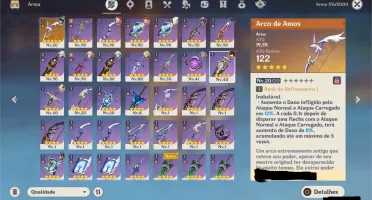 conta genshin impact ar 55 zhongli, albedo, venti e mais