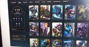 Conta Platina 112 TOP skins !