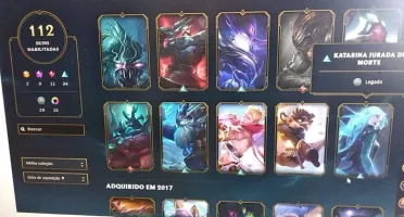 Conta Platina 112 TOP skins !