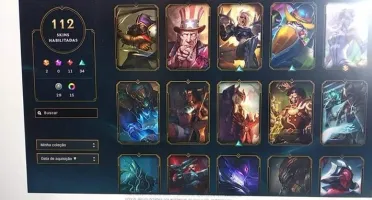 Conta Platina 112 TOP skins !