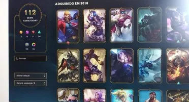 Conta Platina 112 TOP skins !