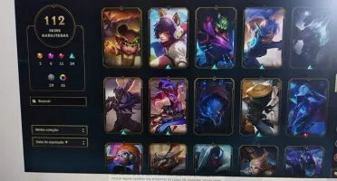 Conta Platina 112 TOP skins !