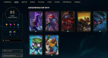 CONTA LOL -PLATINA(VAYNE LADRA DE ALMAS-DARIUS NOVA TEMÍVEL)
