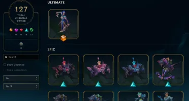 Conta Ouro com 198 Skins Main Katarina com 1m de Maestria