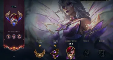 Conta Ouro com 198 Skins Main Katarina com 1m de Maestria