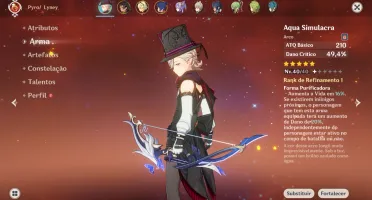 Genshin Impact Lyney + Aqua Simulacra, Dehya, Bennet C6