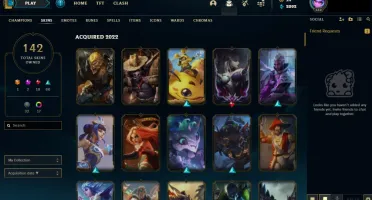 Conta G4 (S11 S12) com 142 skins