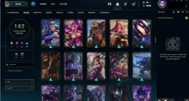 Conta G4 (S11 S12) com 142 skins