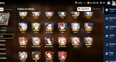 Conta epic seven 5ML (C Lilias e Belian) + Full Aespa collab