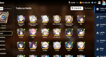 Conta epic seven 5ML (C Lilias e Belian) + Full Aespa collab