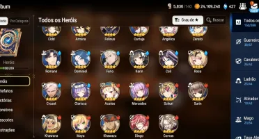 Conta epic seven 5ML (C Lilias e Belian) + Full Aespa collab