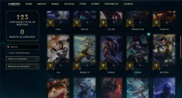Conta bronze 2 com 50 Champs e 21 Skins (Criada em 2012)