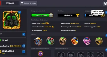 conta de 8ball pool